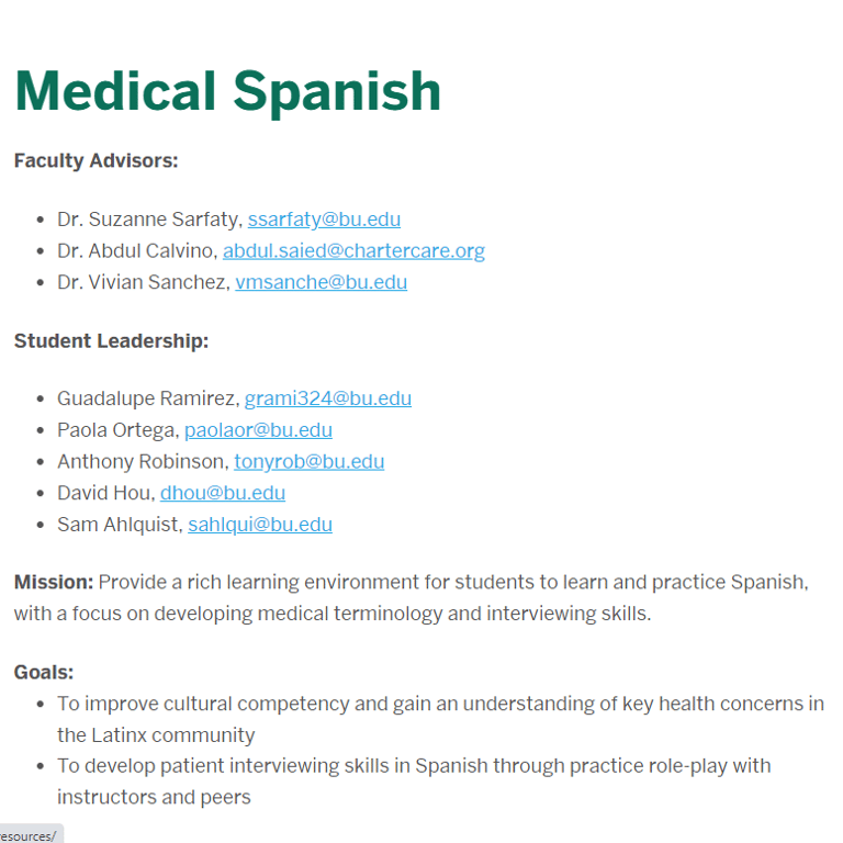 Hispanic and Latino Category Near Me - BU Medical Spanish