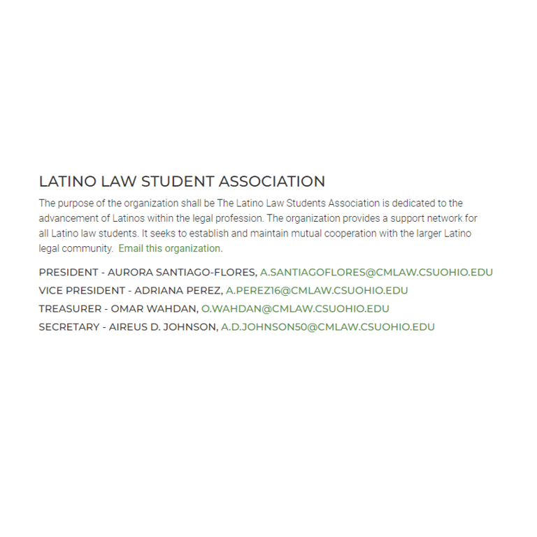 Hispanic and Latino Category Near Me - CSU Law Latino Law Students Association