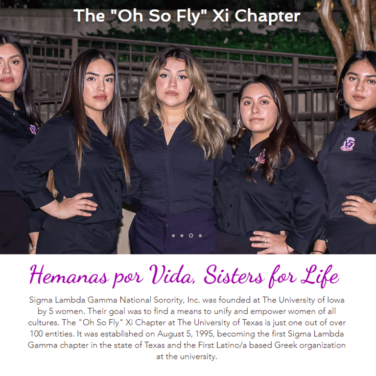 UT Austin Sigma Lambda Gamma