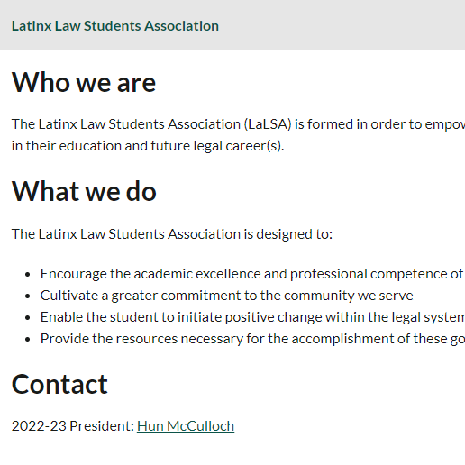 Hispanic and Latino Category Near Me - WSU Latinx Law Students Association